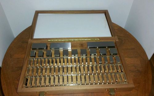 VINTAGE 81 pc Gauge Block Set - MACHINIST TOOLS