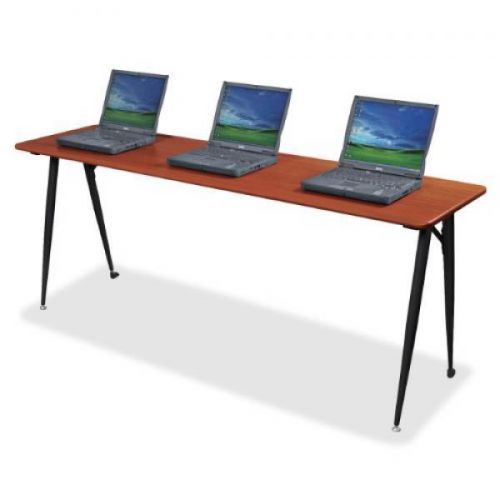 Balt Iflex Seminar Table 72 x 20 Inches Cherry Top/Black Leg