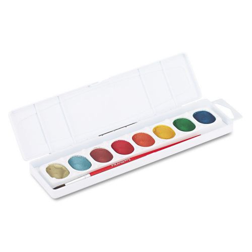 &#034;Prang Metallic Washable Watercolors, 8 Assorted Colors&#034;