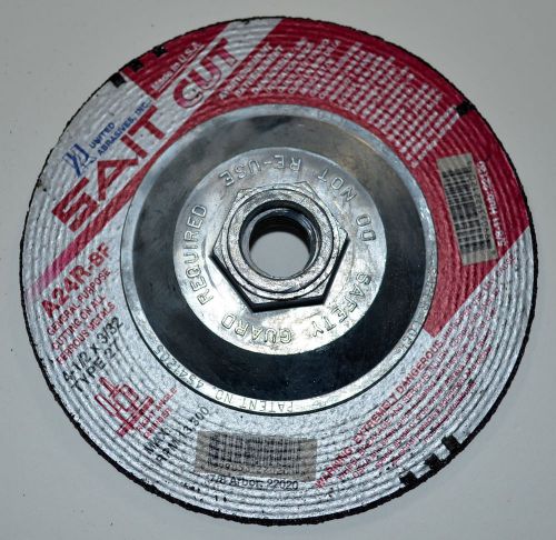 Cutting Wheel UNITED ABRASIVES SAIT CUT 4-1/2 x 3/32 In, 7/8 In Arbor: 22020