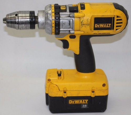 DEWALT DC900 HEAVY DUTY 36V DRILL DRIVER HAMMER DRILL WITH BATTERY