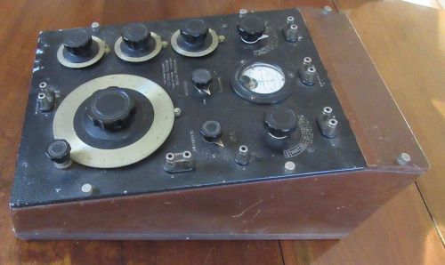 VINTAGE GENERAL RADIO TYPE 650-A IMPEDANCE BRIDGE GALVANOMETER RARE