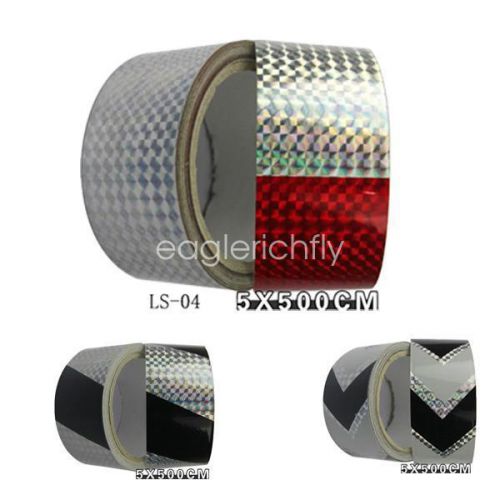 Vehicle Body Laser Cargo Car Truck Reflective Safety Warning Tape Film Sticker