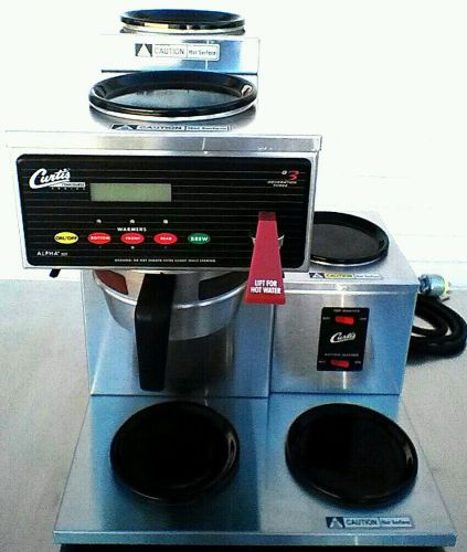 Curtis Alpha 5 GTR 2U/3L Automatic 5 Burner Coffee Brewer w/ faucet 120V SS