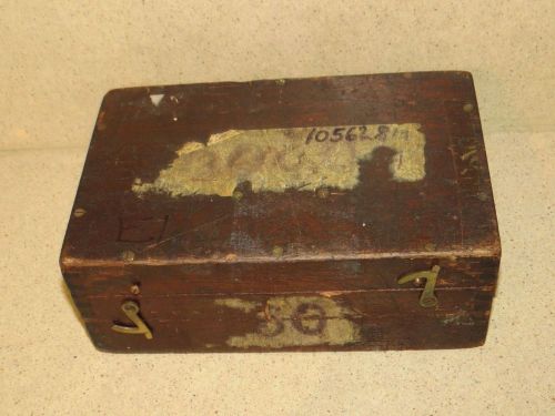 ++ HILGER WATTS VINTAGE WOOD CASE- 9&#034; X 5 3/4&#034; X 2&#034;  (HGB)