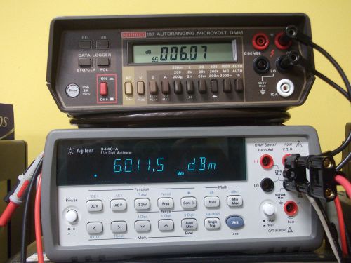 KEITHLEY 197-M BENCHTOP MULTIMETER NOS SURPLUS TESTED GOOD COMPLETE SET