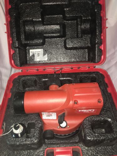 HILTI POL 10 OPTICAL LEVEL 20X MAGNIFICATION  FREE SHIPPING!