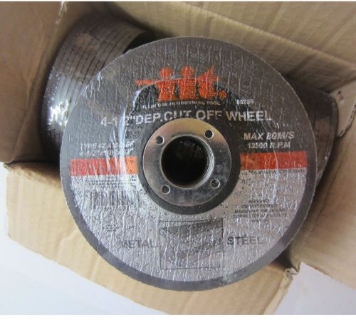 4-1/2 x 1/8 x 7/8&#034; Depressed Center Cut-Off Wheel 50 Pc ~ New ~ Free Ship