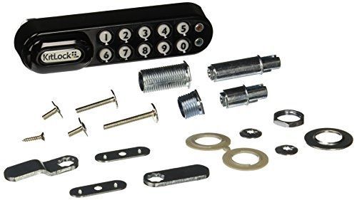 Codelocks CODELOCKS KL1006KIT-BLK-RH Black Color Finish Zinc Alloy KitLock