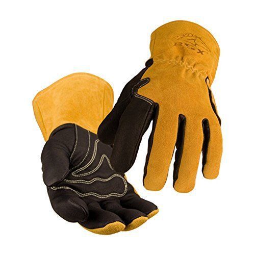 Revco BM88XL Black Stallion BSX Pig Skin Cowhide Back Welding Glove, Black,