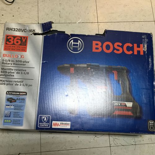 Brand new sealed bosch 1 1/8&#034; sds-plus rotary hammer rh328vc-36k for sale