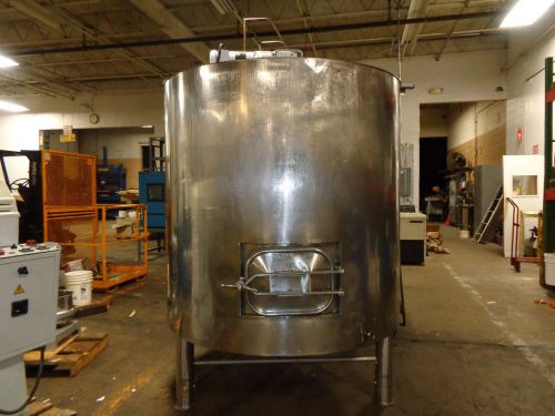 700 gallon (2700 liter) approx. stainless steel three zone jacketed and insulate for sale