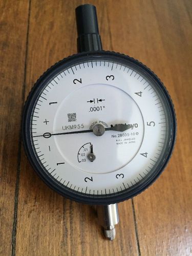 Mitutoyo Dial Indicator No. 2803S-10 Tool .0001&#034; Machinist