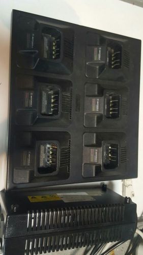 Motorola HTN9164A WITH POWER SUPPLY. 6 Unit Gang Charger, P1225, GP300, P110 etc