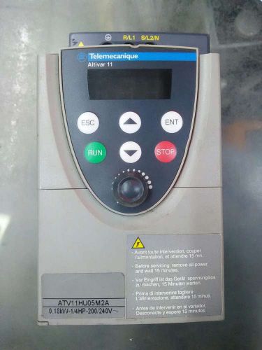 Used Schneider Inverter ATV11HU05M2A 0.18KW 220V tested