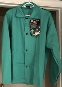 TILLMAN 30&#034; WELDING JACKET X-LARGE GREEN NEW W/TAGS