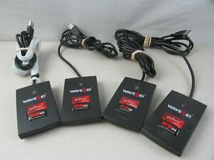 LOT OF 4 RF Ideas RDR-6082AKU Prox Card Reader WAVE ID