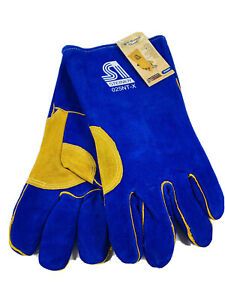 Steiner 025NT-X Natural Thumb Cowhide Welding Glove Heat Resistor Lined 14&#034;  XL