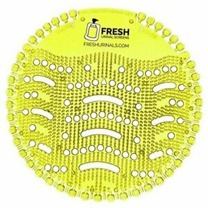 Urinal Screens (10 PACK) - Yellow Lemon