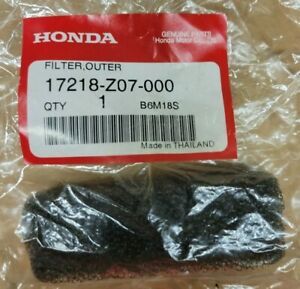 HONDA FILTER OUTER 17218-Z07-000 for EB2000 EB2200 EU2000 EU2200 OEM (SEALED)