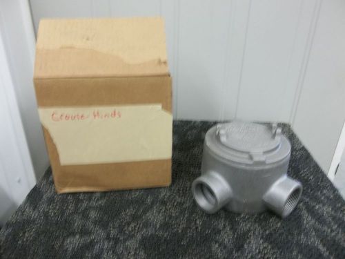 CROUSE-HINDS OUTLET BOX ECM GUA 699C HAZARDOUS CONDUIT ALUMINUM 5&#034; 1 3/4&#034; NEW