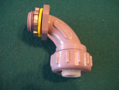 0ne - 1/2&#034; carflex  90 deg pvc connector - arlington nmlt-9050 liquidtight for sale