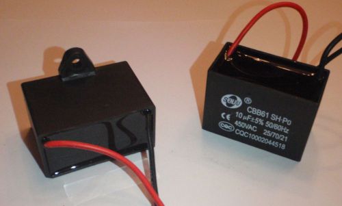 Capacitor cbb61 450vac 10uf hvac 10 mfd fan motor start ww for sale