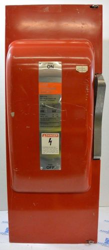 Siemens ITE F-354 Heavy Duty Safety Switch F354 200 Amp 3PH