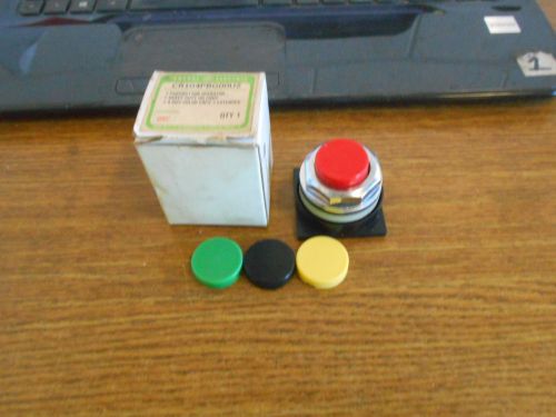 NEW GENERAL ELECTRIC PUSHBUTTON OPERATOR 4 DIFF COLOR CAPS CR104PBG00U2