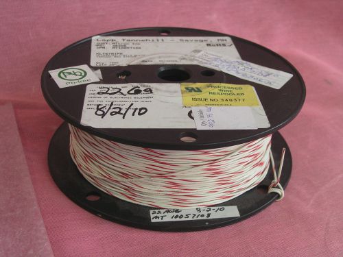 22 awg gauge stranded hook up white red 990 ft   ul1429  150 volts for sale