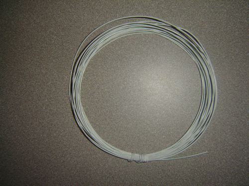 25ft raychem aerospace m22759/42-24-9 teflon tefzel 24awg stranded white wire for sale