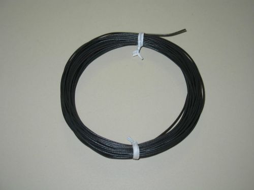 28 AWG STRANDED HOOK-UP WIRE 10m (32.8ft) Black, Flexible, US seller.