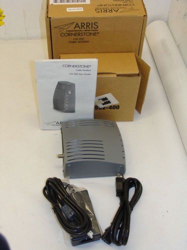 ARRIS CORNERSTONE CM200 CABLE MODEM, ARCD21517