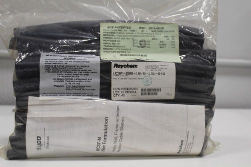 LOT 40 NEW RAYCHEM WCSF-200 18/5-12U-B40 HEAT SHRINK TUBING EH3031A