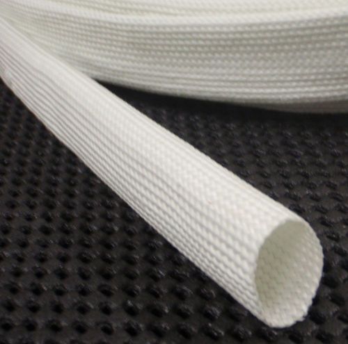 10&#039; L HIGH TEMP FLAME RETARDANT 3/4&#034; DIA FIBERGLAS CABLE COVER INSULATION  19mm