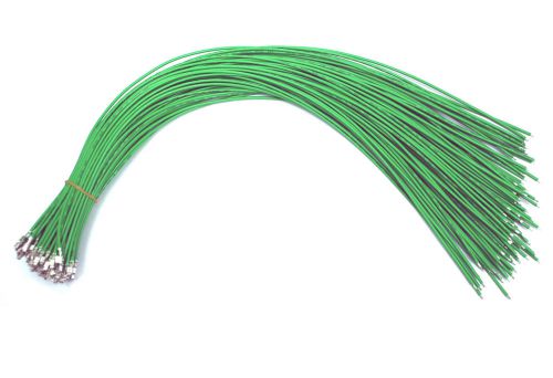 100pc VH 3.96mm pin with Wire 18AWG 1007 VW-1 80°C FT-1 90°C UL CSA L=45cm Green