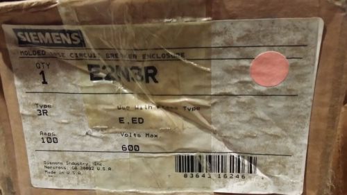 Siemens e2n3r breaker ed enclosure type 3r 60a for sale