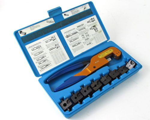 Kings KTH-1000 Crimper Crimp Tool w/ (14) Dies KTH-2001, 2002, 2003, 2008 &amp; More