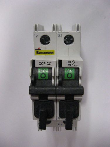 BUSSMAN CCP 2 30CC  COOPER CCP-2-30CC 2P 30 AMP FUSE HOLDER NEW