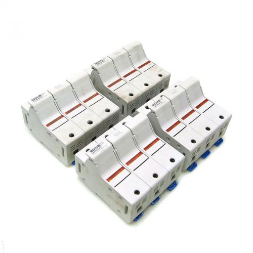 (4) Ferraz Shawmut US6J3I Ultrasafe 60A/600V Power Fuse Block Holders M211381