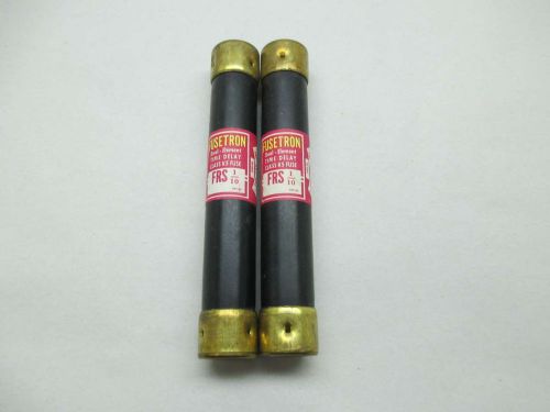 Lot 2 bussmann frs 1/10 fusetron time delay 1/10a amp 600v fuse d382482 for sale