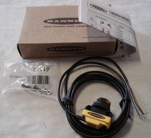 BANNER ENGINEERING 02793 MODEL QS18VN6F WORLD-BEAM GLASS FIBER OPTIC SENSOR