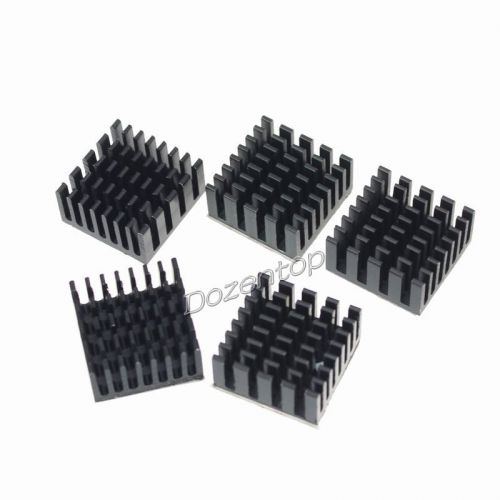 5pcs Lot 20x20x10mm Ic Chipes Aluminum Heatsink Heat Sinks Cooler Radiator