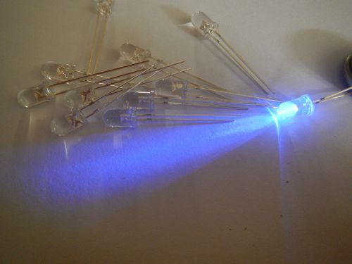 1000,Purple LED 5MM Violet UV 3000mcd Water Clear led New,Wp5