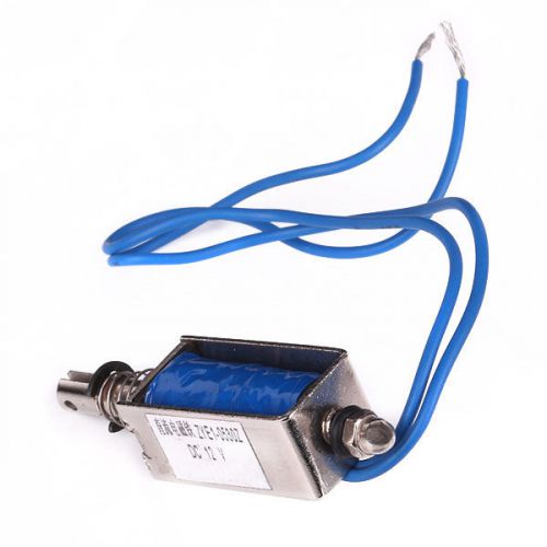 Dc12v 1a 10mm stroke push type open frame solenoid electromagnet zye1-0530z for sale