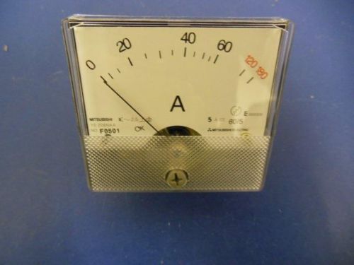 MITSUBISHI ELECTRIC YS-206NAA Amp Gauge E060. (Lot of 4)