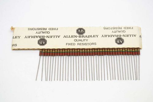 LOT 40 NEW ALLEN BRADLEY RC20GF225J 2.2MEG OHMS 5% FIXED 1/2W RESISTOR B476624