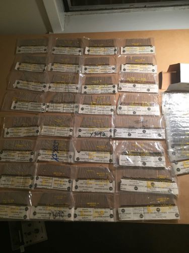 LOT of 1500+ vintage Allen Bradley carbon Comp. resistors NOS In packaging