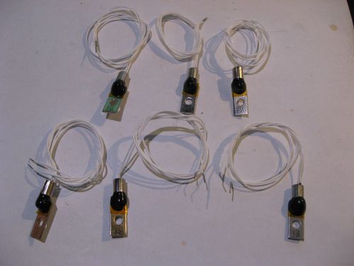 Lot of 6 Thermistor UEI 310 UEI310 w. Leads  NOS