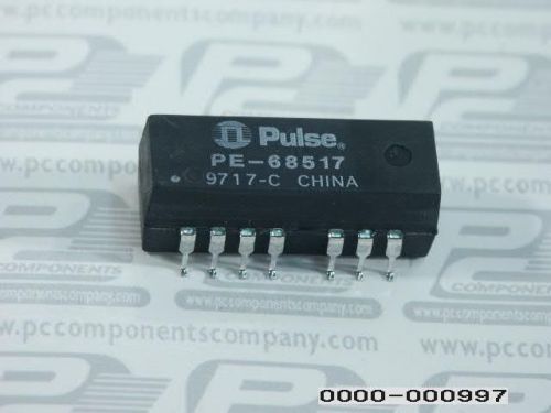 15-pcs telecom transformer 1ct:1ct/1ct:1ct 1500vrms 1db surface mount pe-68517 for sale